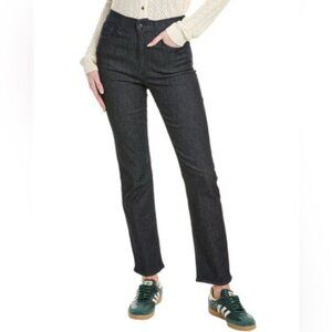 Stella McCartney High-Rise Slim Straight Jeans | Medium Wash Stretch 26